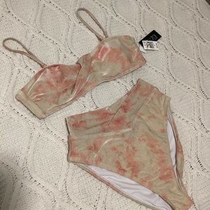 Cute tie dye bikini